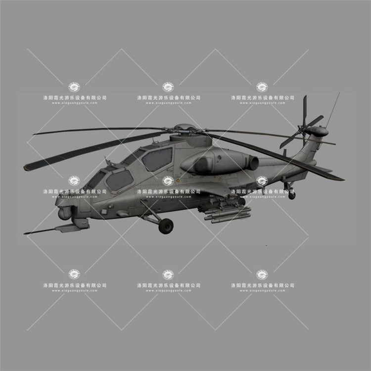 包河武装直升机3D模型